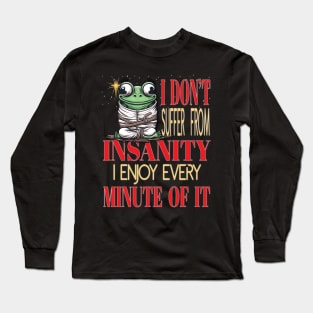 I Do Not Suffer From Insanity Edgar Allan Poe Long Sleeve T-Shirt